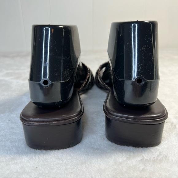 BRIGHTON Rita Woven Leather Slides Size 9N - Picture 7 of 12